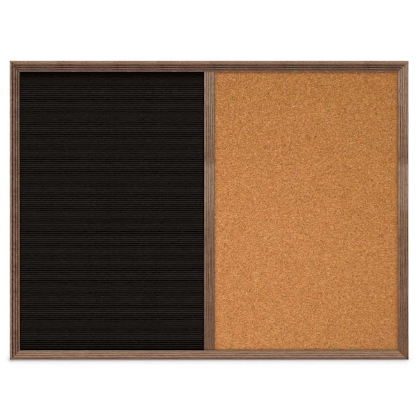 Slim Style Indoor Enclosed Corkboard, 12
